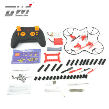 Dwi Dowellin DIY Building Block RC Drone with Headless and Stunt Mode Assembled Drone